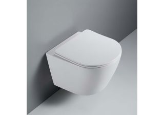 Унитаз Aquatek Либерти AQ1999T-00 подвесной цвет Белый с сиденьем Микролифт